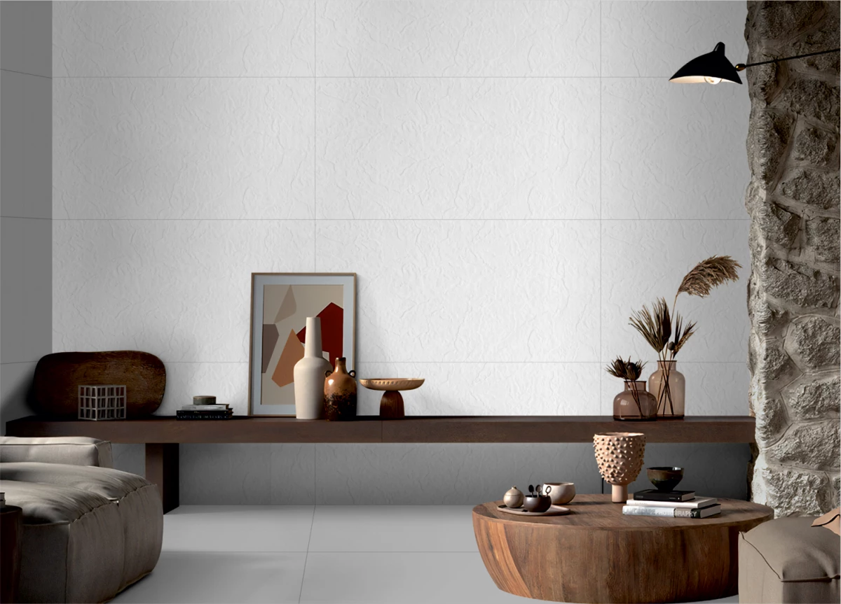 Керамогранит ФуллБоди Сноу Вайт панч/Full Body snow white punch